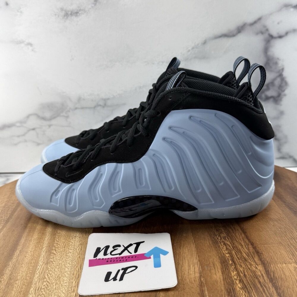 Youth 7 Big Kids-Nike Little Posite Foamposite GS Psychic Blue Shoes HJ7654 400
